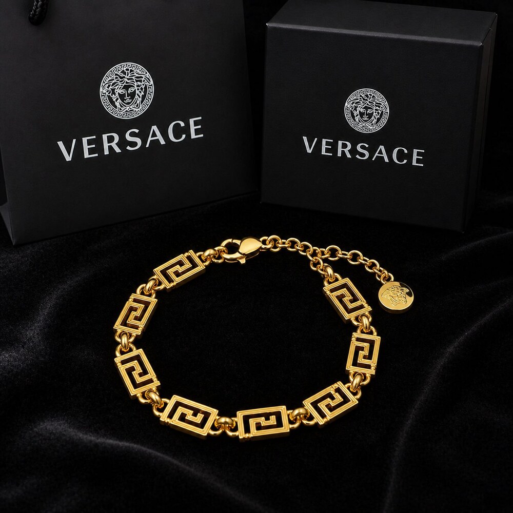 Versace Bold Statement Bracelet Style 3 | New with Box - Picture 2 of 9